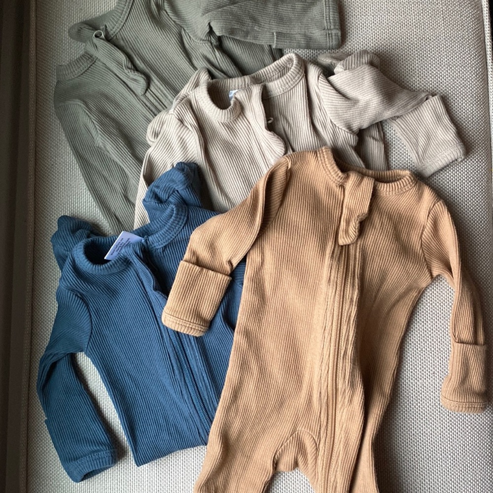 Mebie Baby Footed Pajama Lot